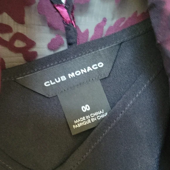 Sz 00 CLUB MONACO - Floral Burnout Dress - NWT! - Gorgeous 2-in-1 Dresses - Picture 8 of 14